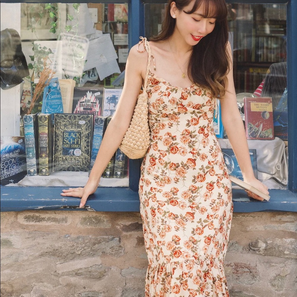 RIHOAS Long Floral Dress